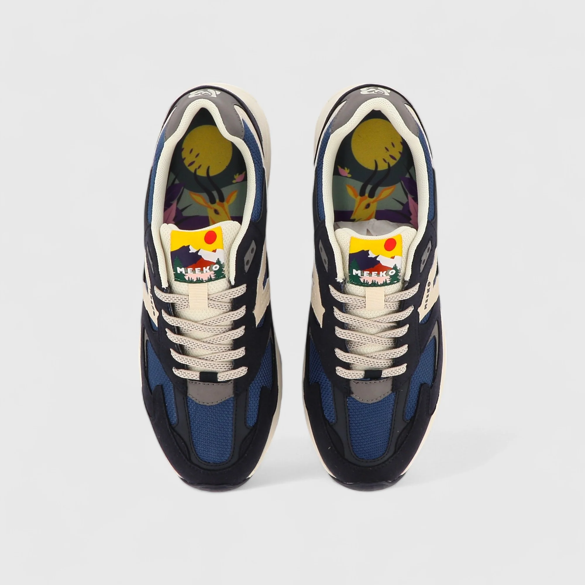 CAPRA - NAVY - BASKETS TECHNIQUES ET DURABLES - Image 3