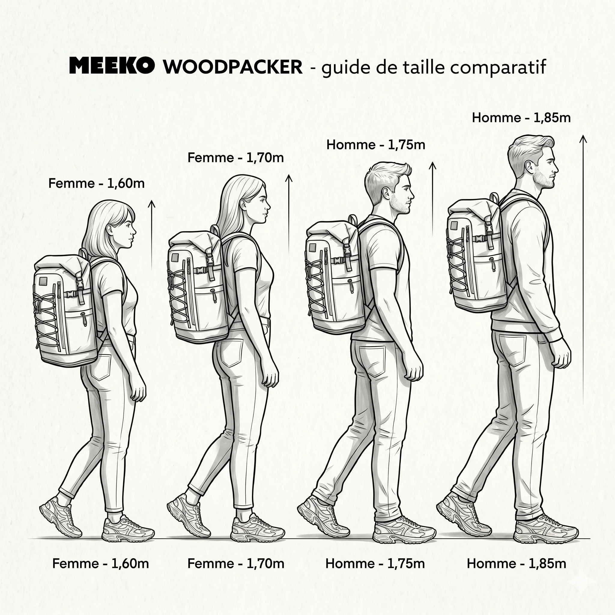 WOODPACKER - DUNE - BACKPACK MODULABLE, TECHNIQUE ET DURABLE - Image 13